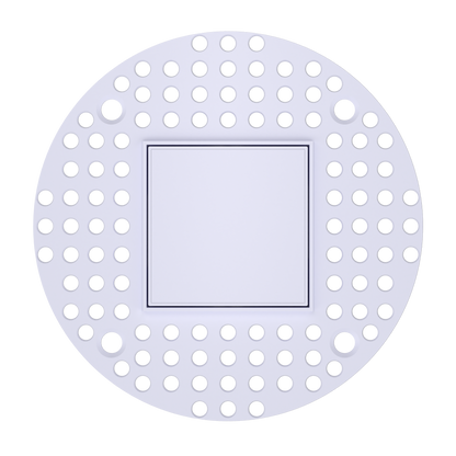 4″ Square Trimless Flushed