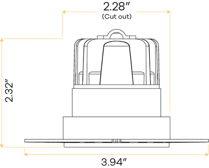 2" Round Trimless Regress Slim