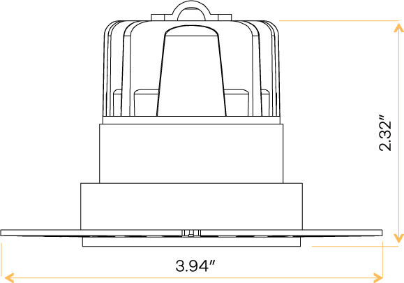 2" Round Trimless Regress Slim