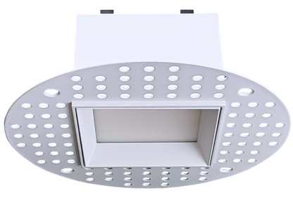 4" Square Trimless Regress Slim