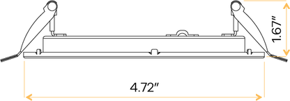 4" Fire Rated Round Flushed slim