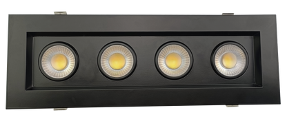 3.5” Four Head Regress Multiple Gimbal Black