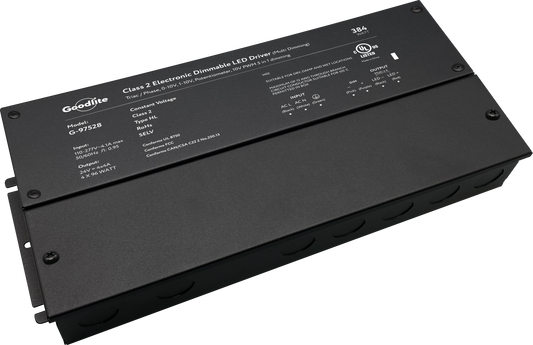 384W Class 2 Multi Circuit Electronic Led Driver 24V (Multi Dimming)