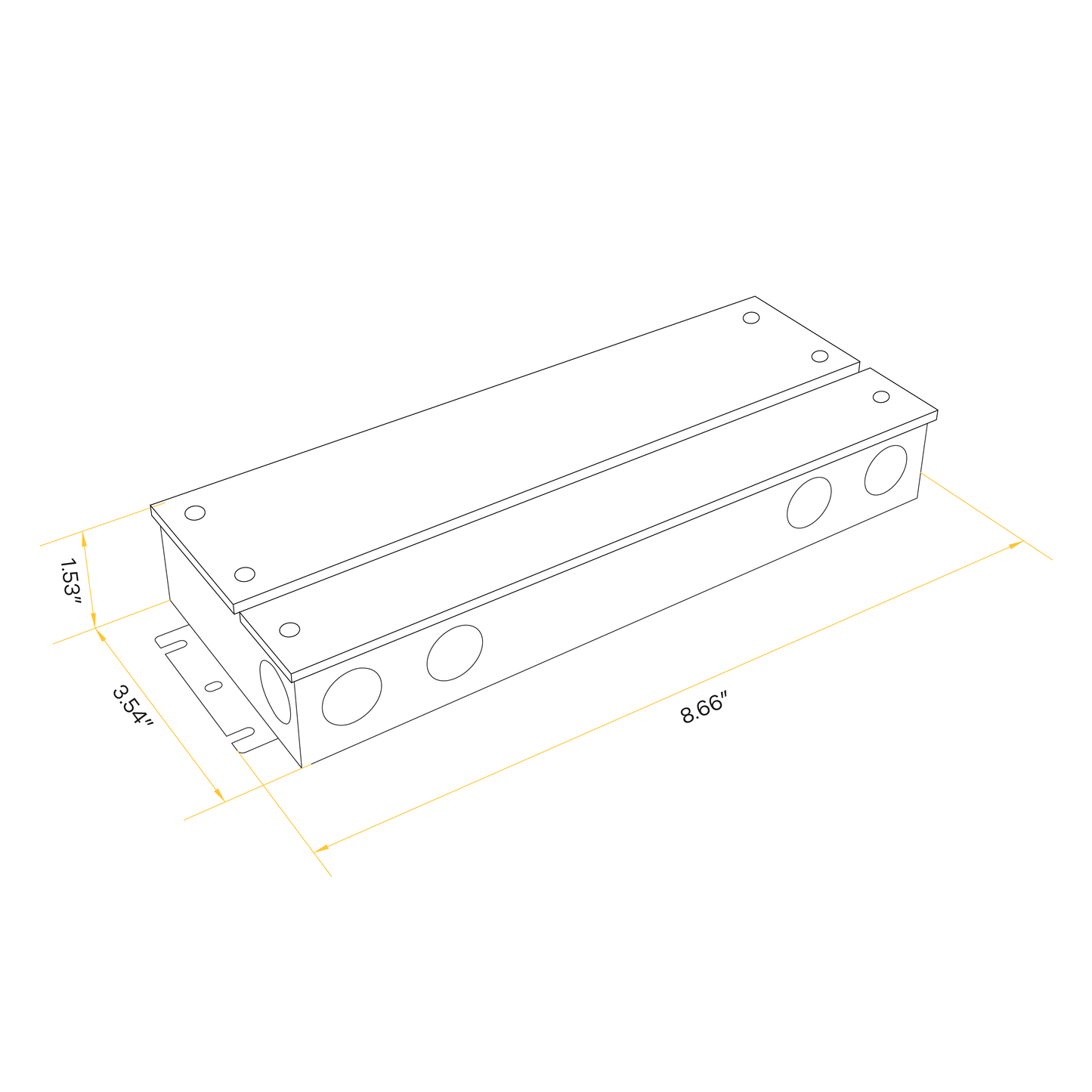 120W Electronic Led Driver 24V (Multi Dimming)