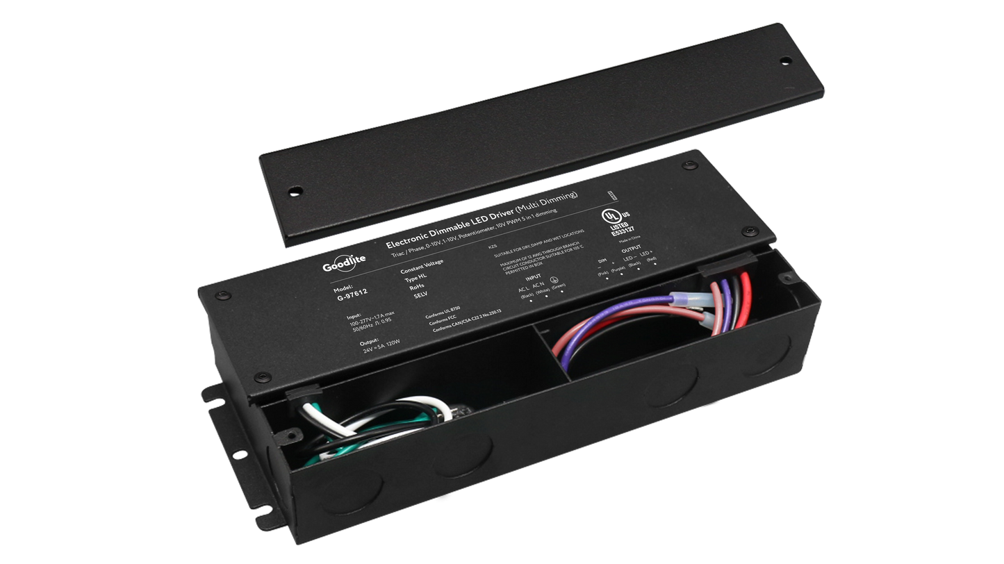 120W Electronic Led Driver 24V (Multi Dimming)