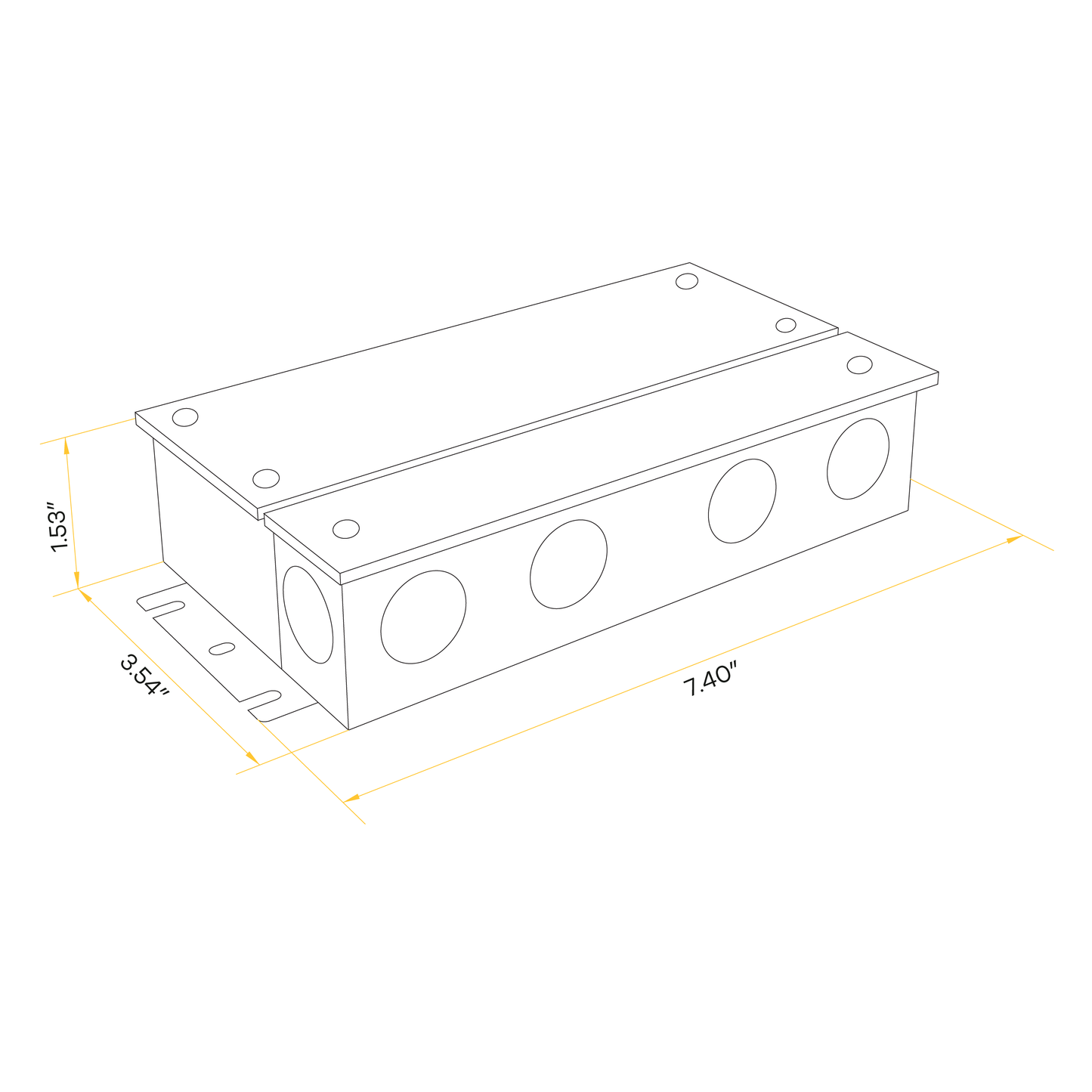 60W Electronic Led Driver 24V (Multi Dimming)