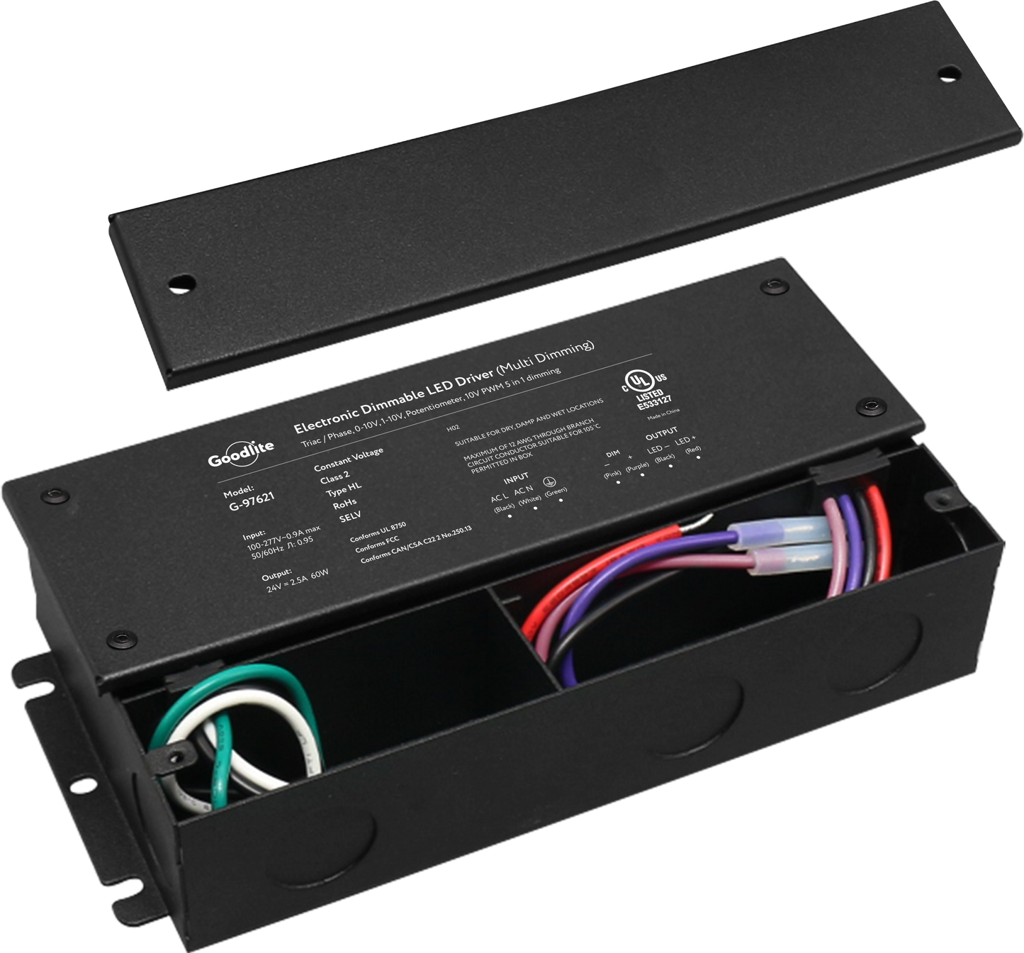 60W Electronic Led Driver 24V (Multi Dimming)