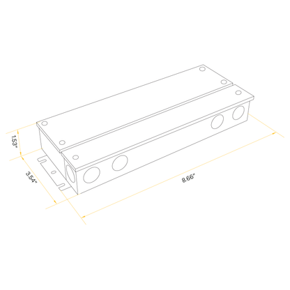 100W Electronic Led Driver 24V (Multi Dimming)