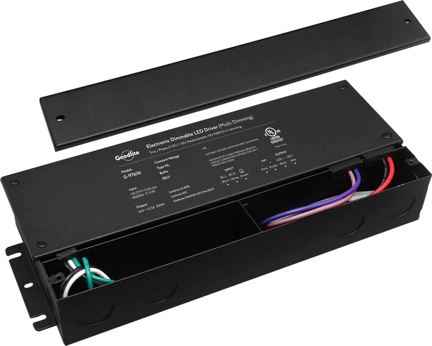 300W Electronic Led Driver 24V (Multi Dimming)