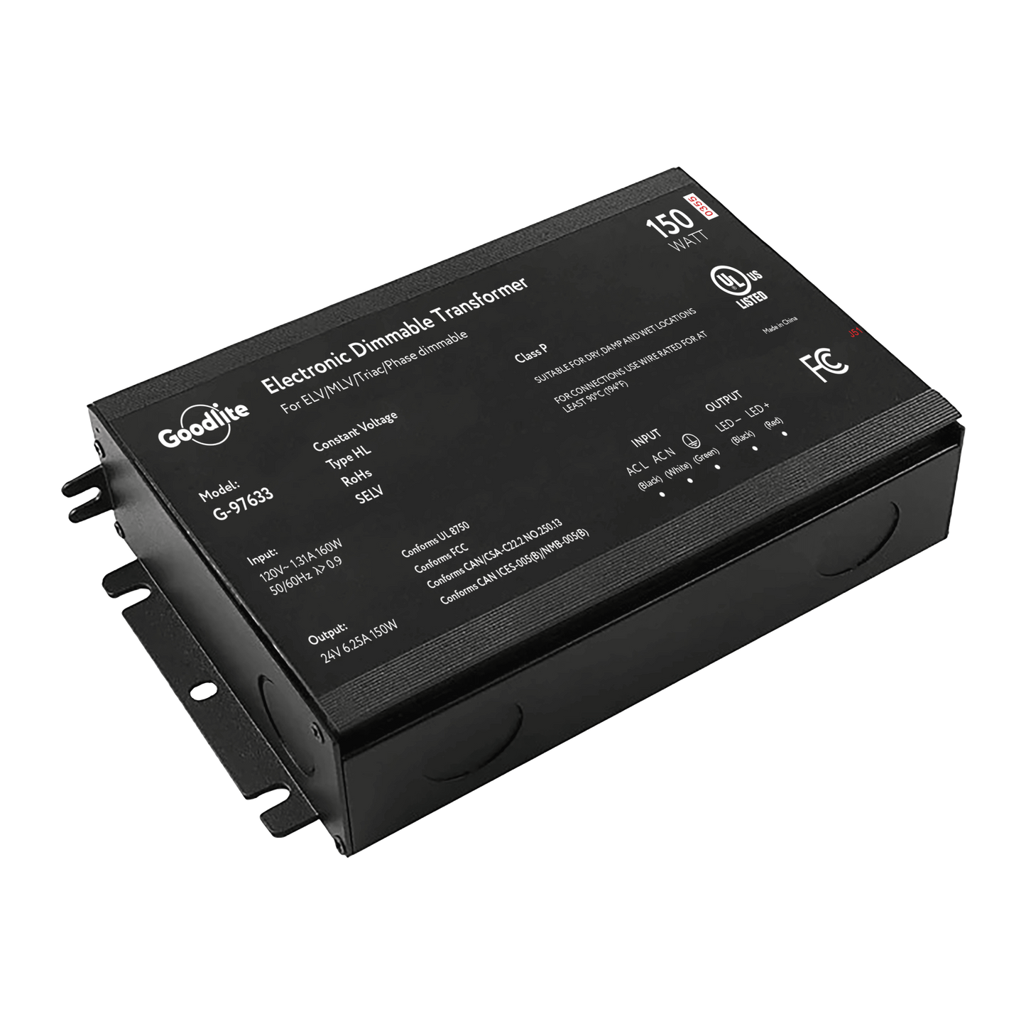 150w electronic 24v transformer