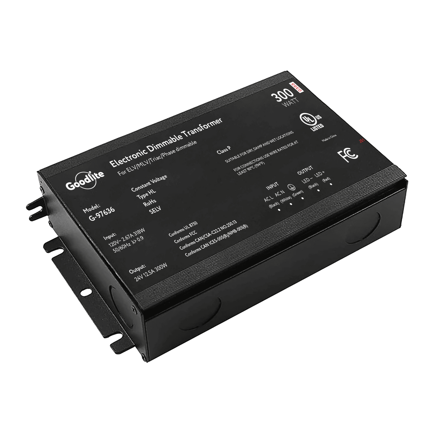 300w electronic 24v transformer