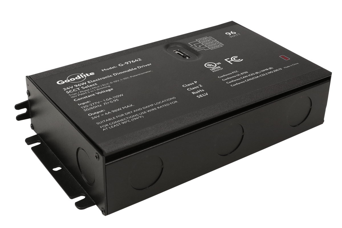 96W Electronic Led Driver 24V 5CCT (Multi Dimming)