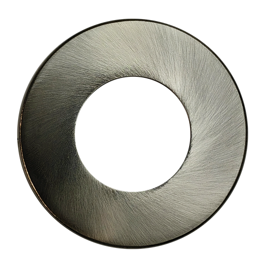 2" Round Slim Brushed Nickel Cover