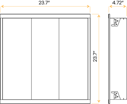 2X2 Indirect Center Net Basket Troffer + Em