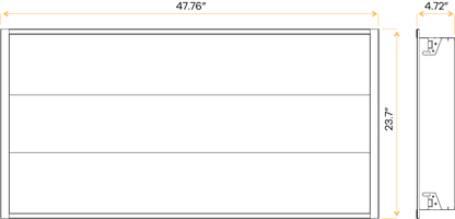2X4 Indirect Center Net Basket Troffer