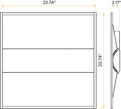 2X2 Center Basket Troffer