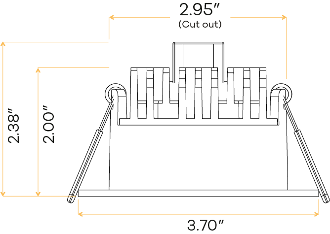 3" Round Regress Fixture
