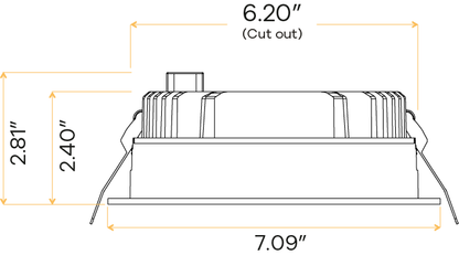 6" Round Regress Fixture