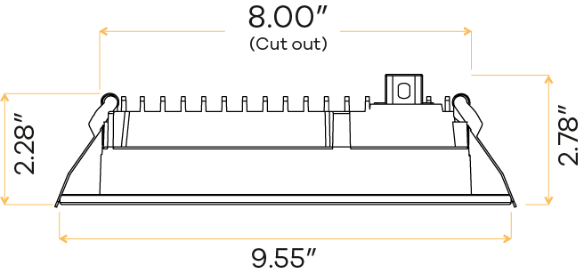 8" Round Regress Fixture