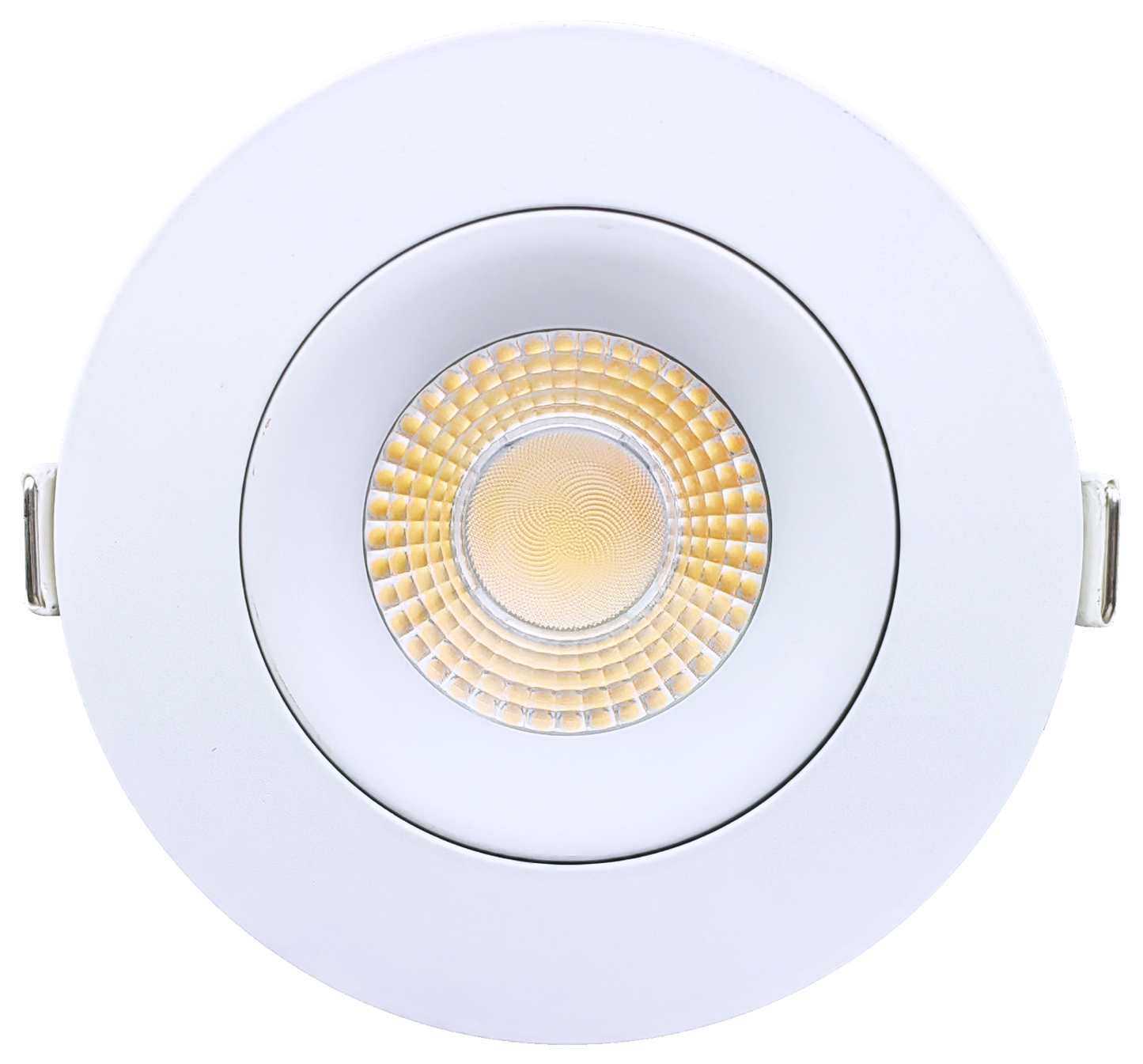 3.5" Round Gimbal White