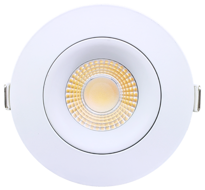 3.5" Round Gimbal White
