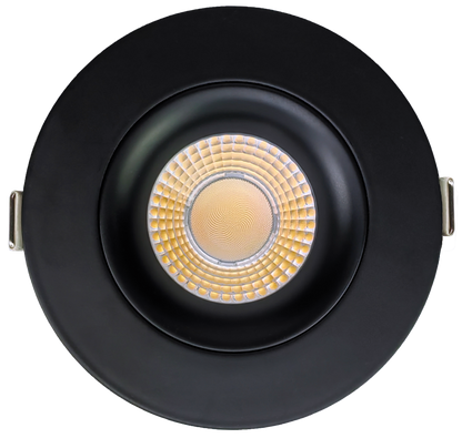 3.5" Round Gimbal Black