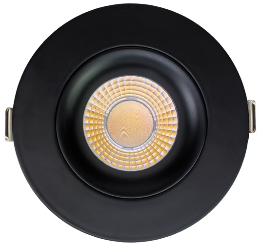 3.5" Round Gimbal Black