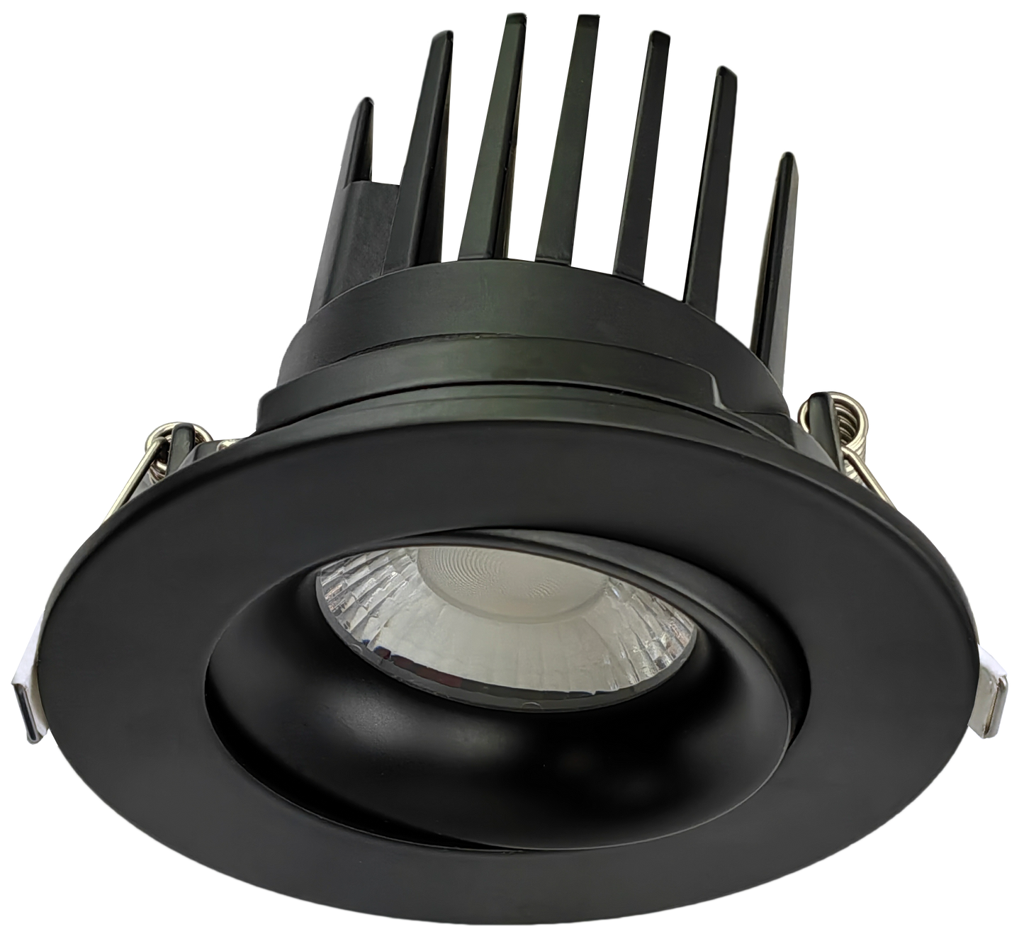 3.5" Round Gimbal Black