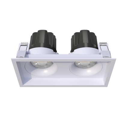 3.5” Double Head Multiple Regress Gimbal White