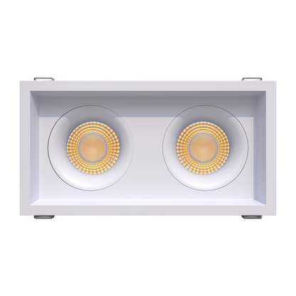 3.5” Double Head Multiple Regress Gimbal White