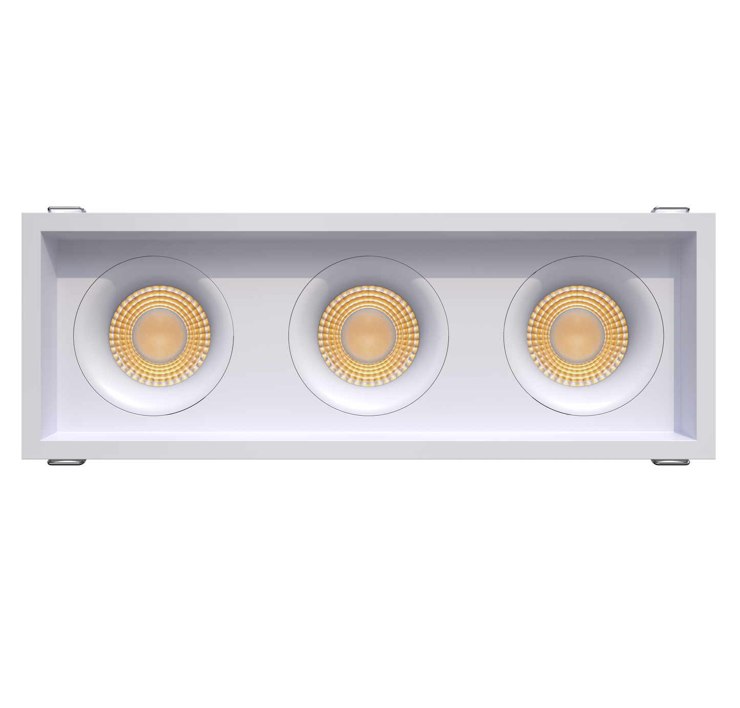 3.5” Triple Head Multiple Regress Gimbal White