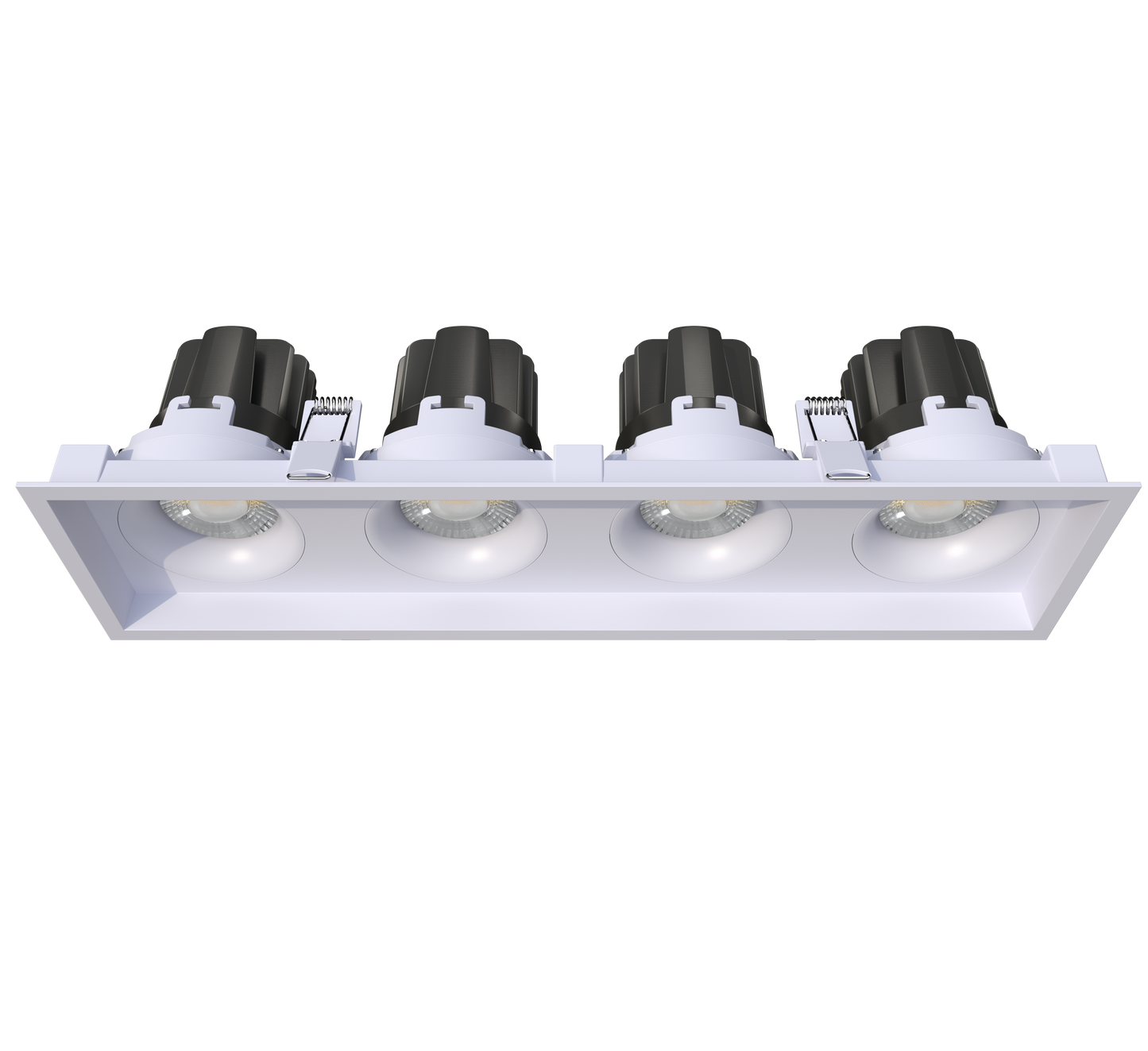 3.5” Four Head Multiple Regress Gimbal White