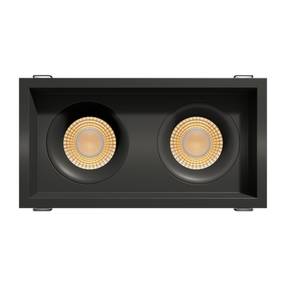 3.5” Double Head Multiple Regress Gimbal Black