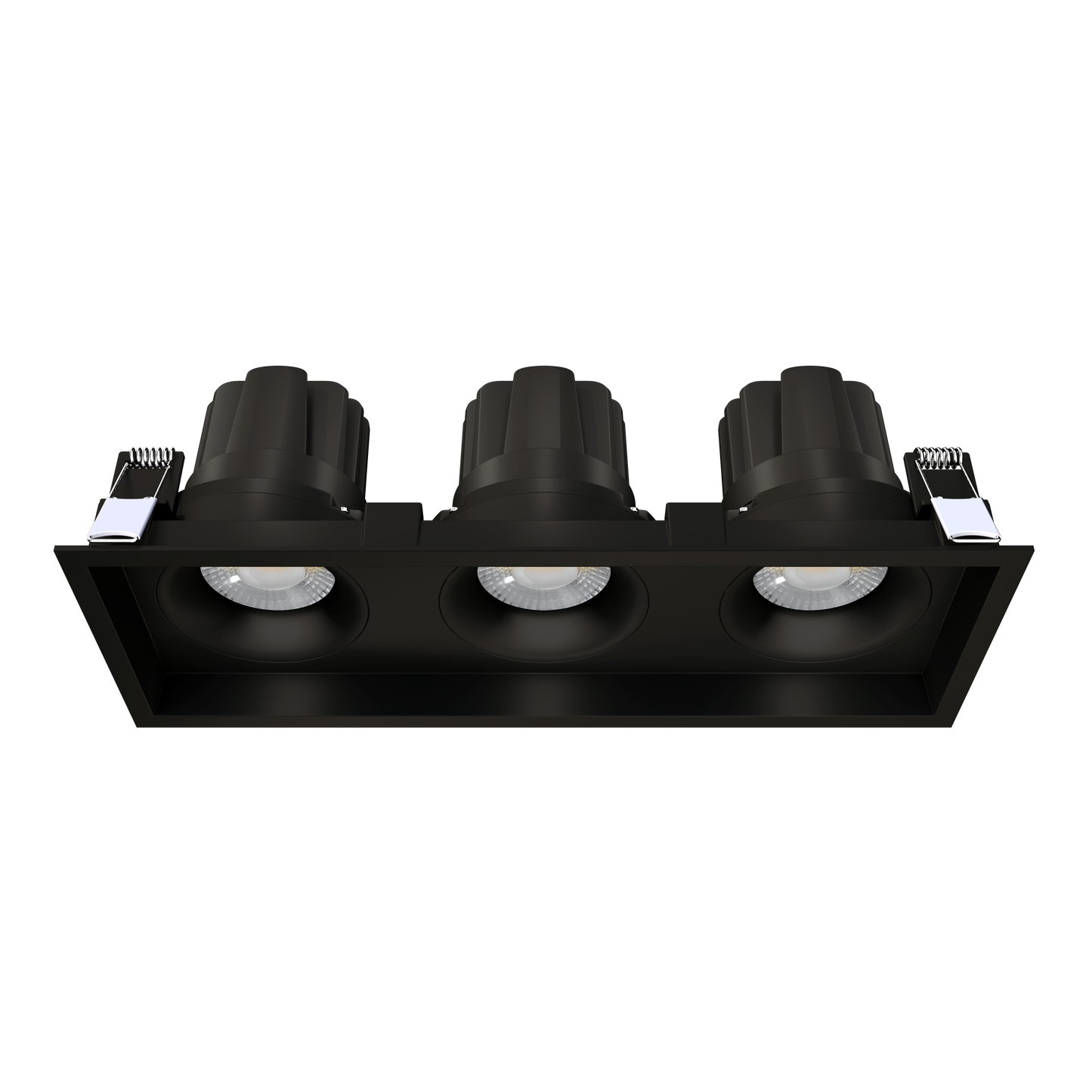 3.5” Triple Head Multiple Regress Gimbal Black