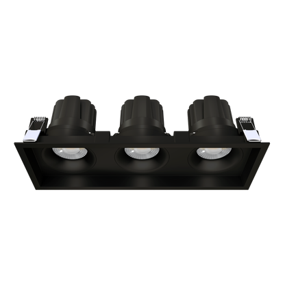 3.5” Triple Head Multiple Regress Gimbal Black