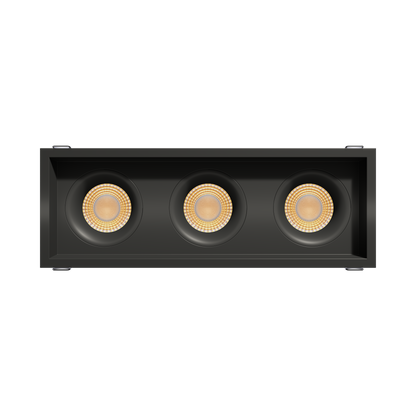 3.5” Triple Head Multiple Regress Gimbal Black