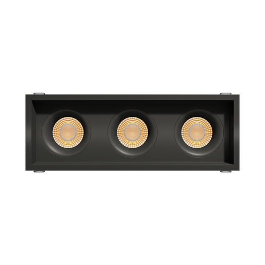 3.5” Triple Head Multiple Regress Gimbal Black