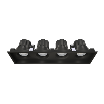 3.5” Four Head Multiple Regress Gimbal Black