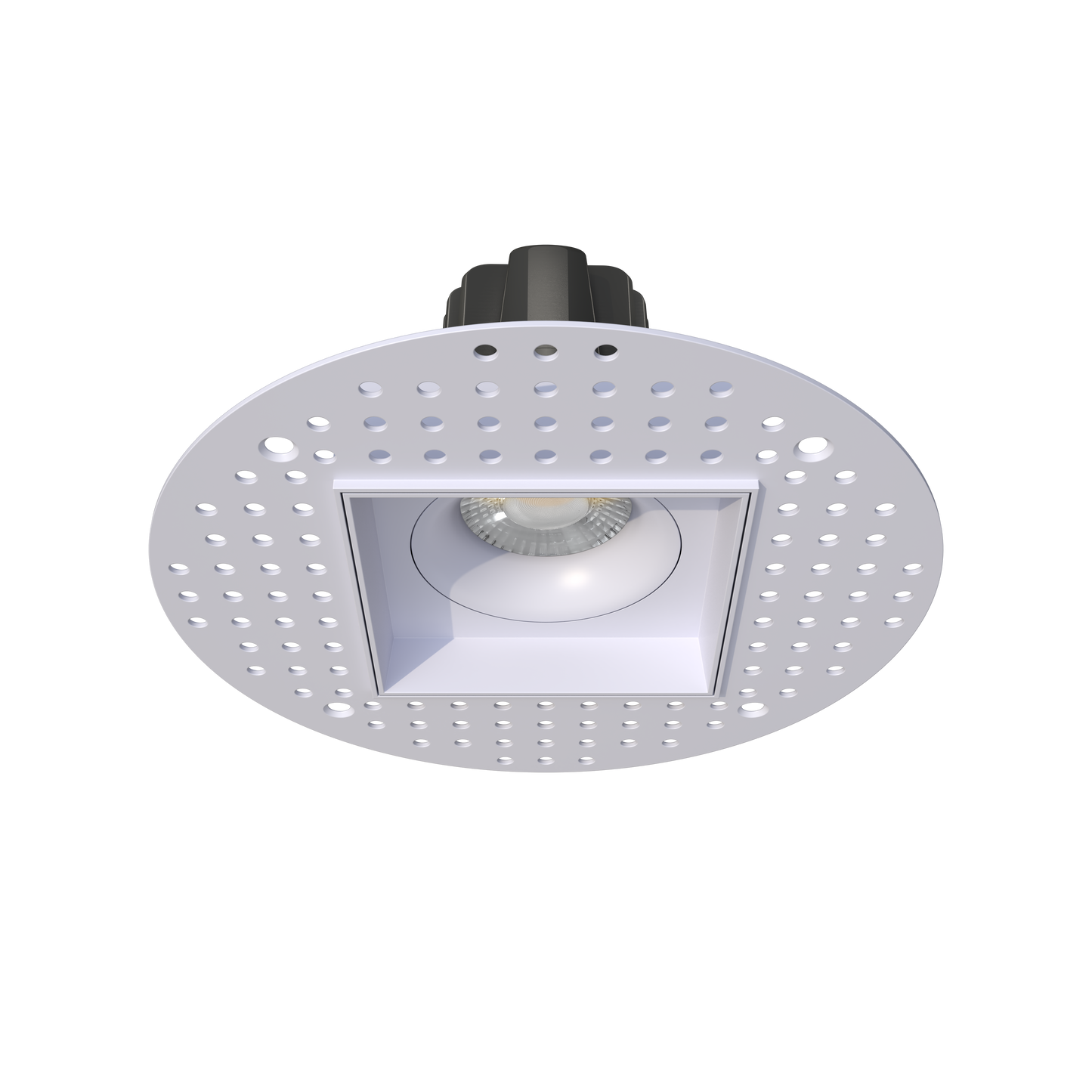 3.5” Trimless Single Head Multiple Regress Gimbal White
