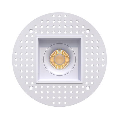 3.5” Trimless Single Head Multiple Regress Gimbal White