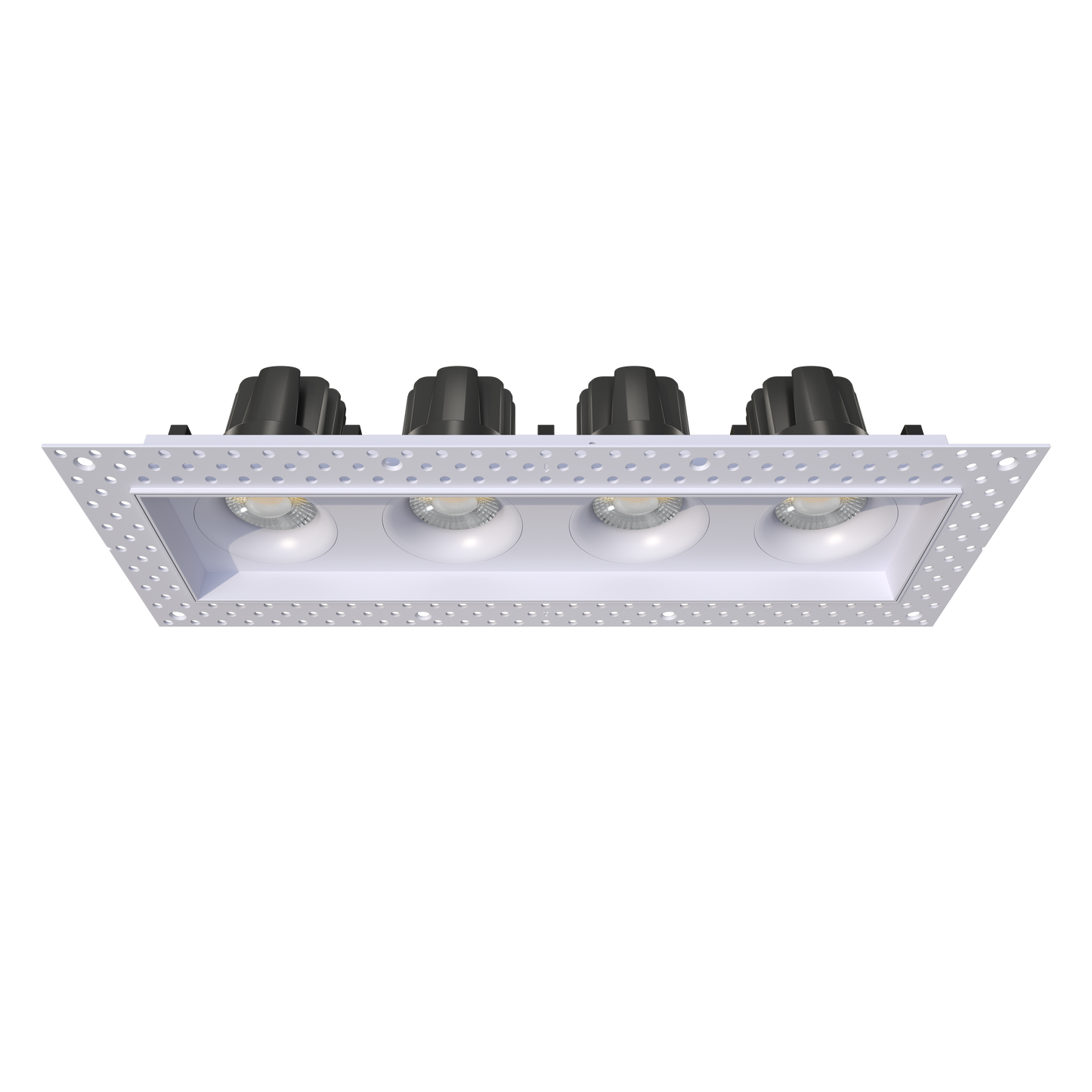 3.5” trimless Four Head Multiple Regress Gimbal White