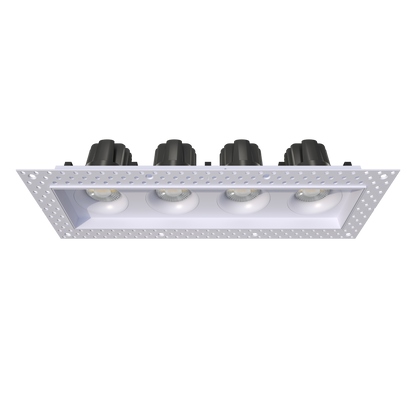 3.5” trimless Four Head Multiple Regress Gimbal White
