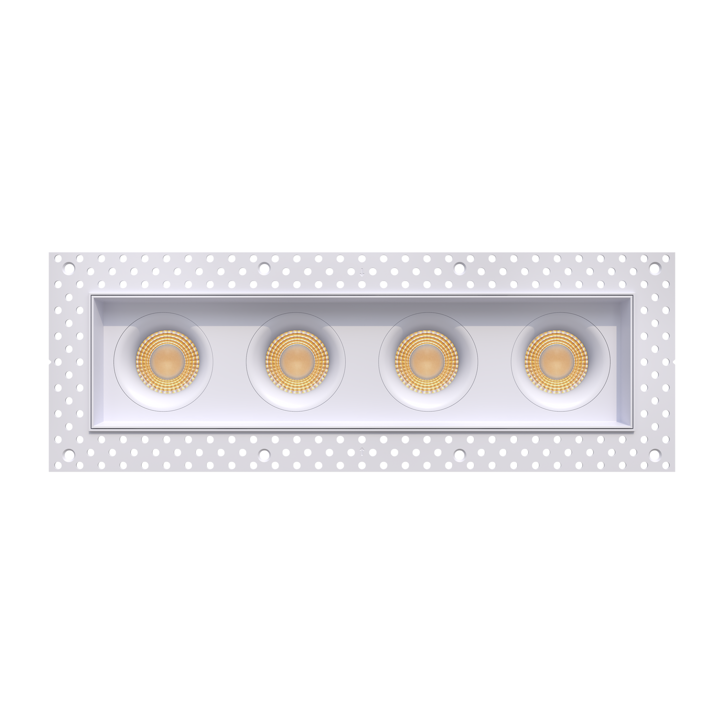 3.5” trimless Four Head Multiple Regress Gimbal White