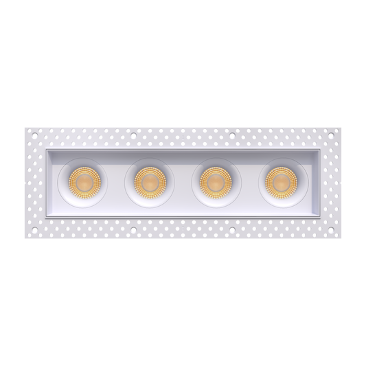 3.5” trimless Four Head Multiple Regress Gimbal White