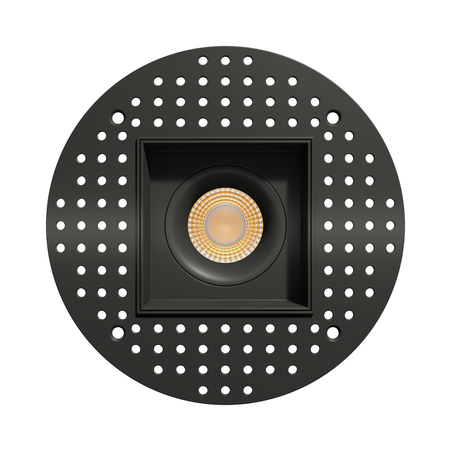 3.5” Trimless Single Head Multiple Regress Gimbal Black