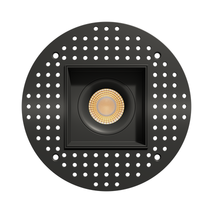 3.5” Trimless Single Head Multiple Regress Gimbal Black