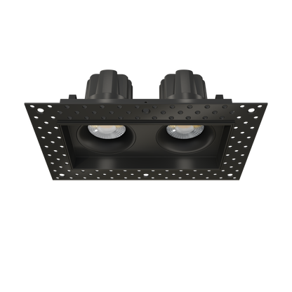 3.5” Trimless Double Head Multiple Regress Gimbal Black