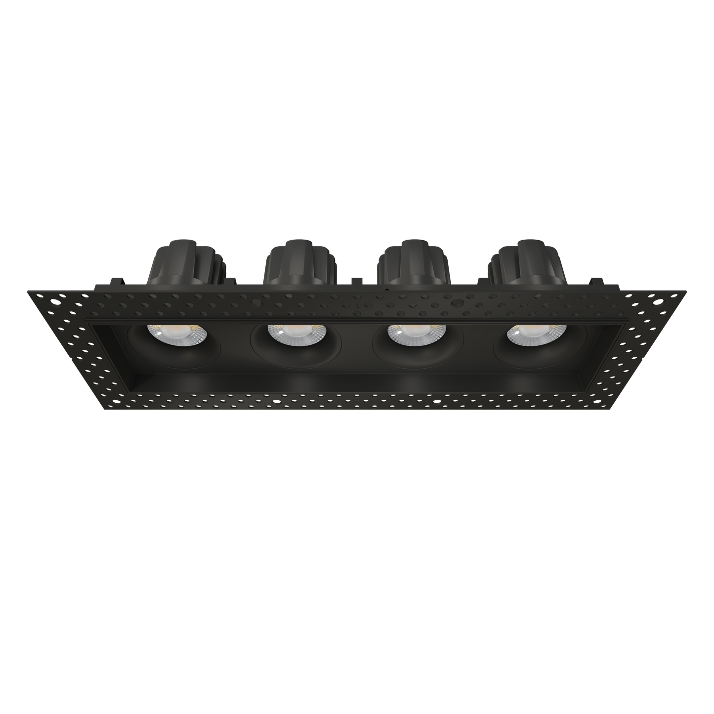 3.5” trimless Four Head Multiple Regress Gimbal Black