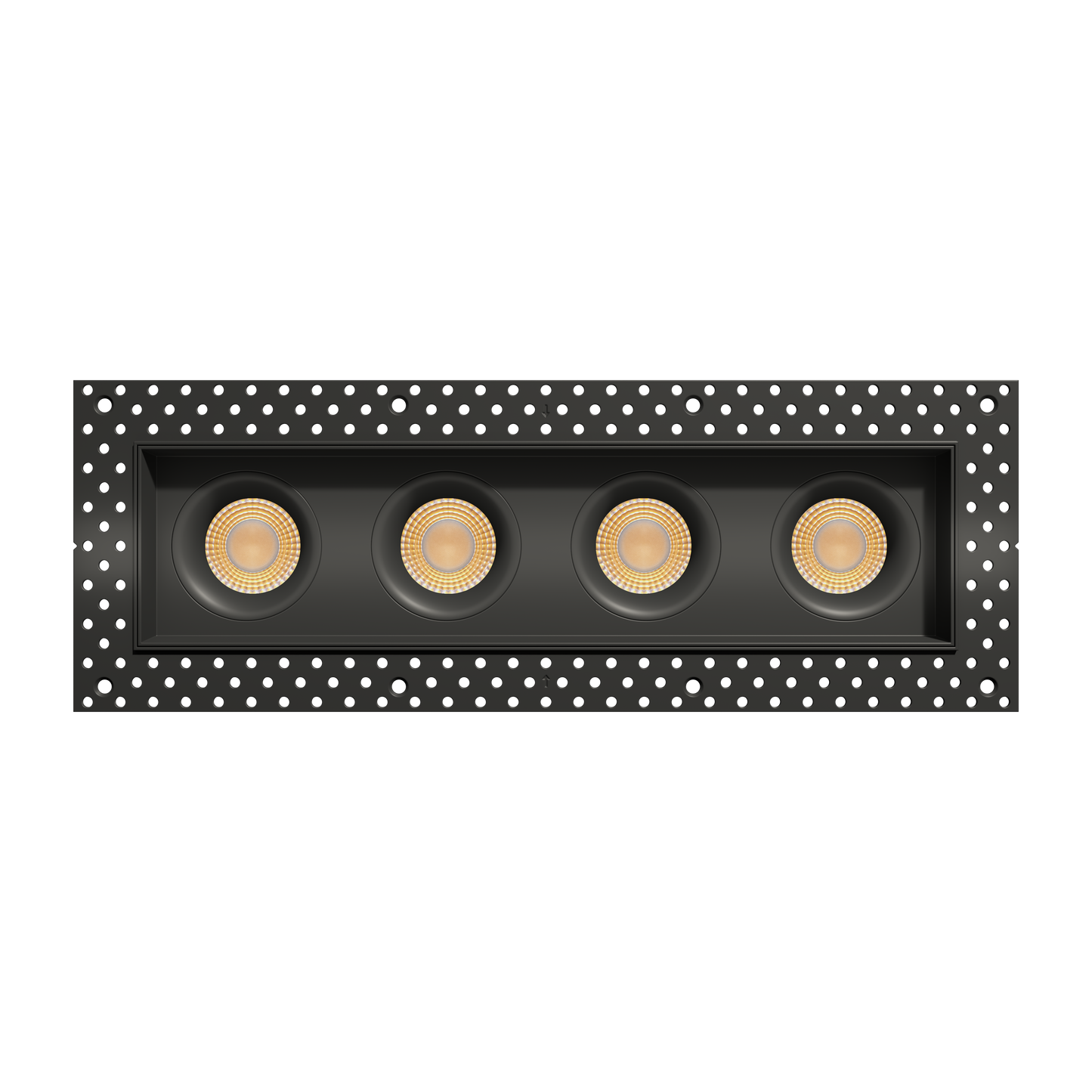 3.5” trimless Four Head Multiple Regress Gimbal Black