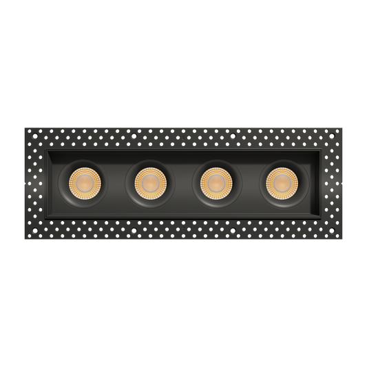 3.5” trimless Four Head Multiple Regress Gimbal Black